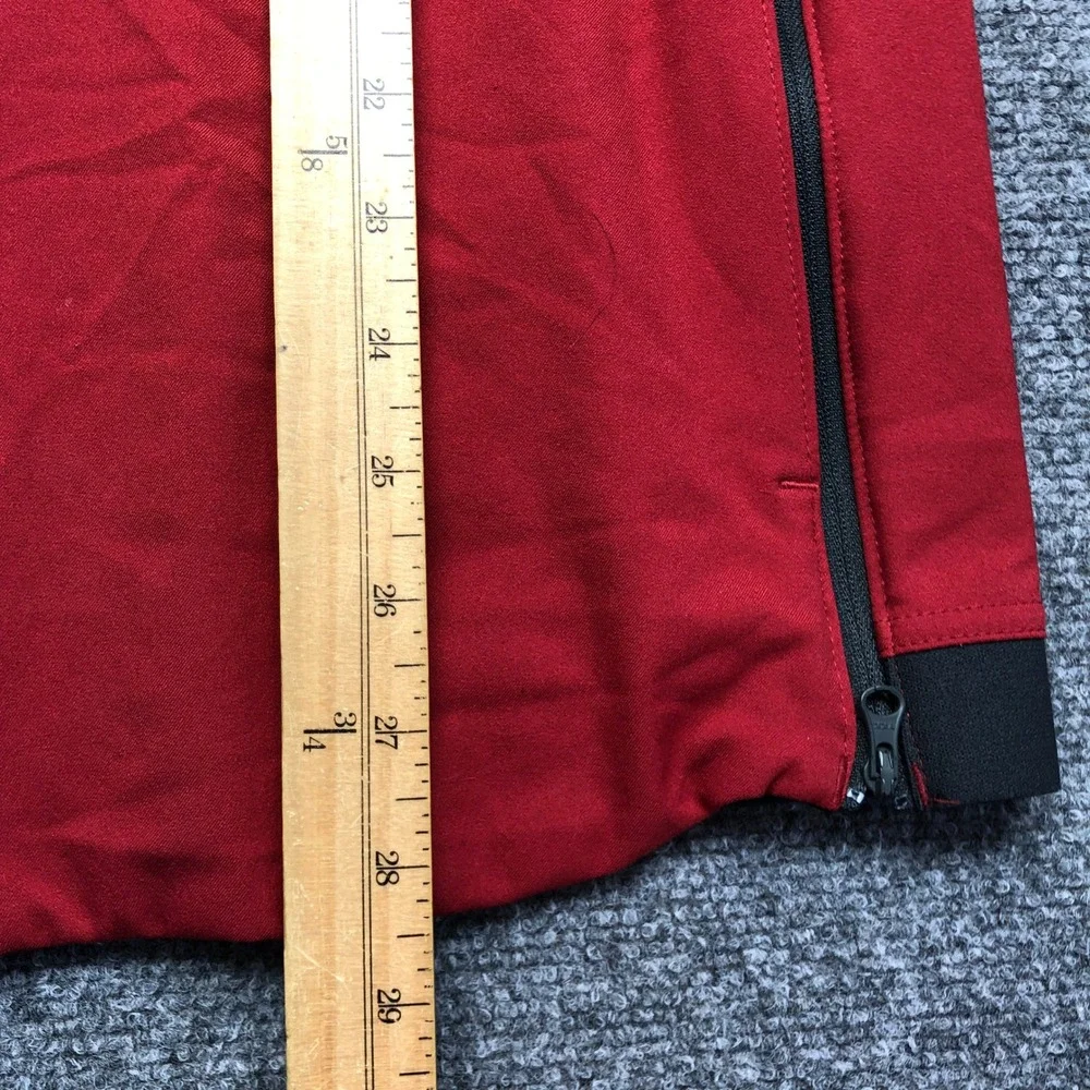 Nike Arkansas Razorbacks Full Zip Jacket Mens Small Red Athletic Windbreaker